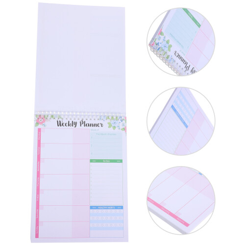 Agenda Notebook Budget Kühlschrank Kalender Student Bunt 1