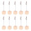 Raindrops 10 Sitzhalter Memo Clips Tischfotorahmen 1