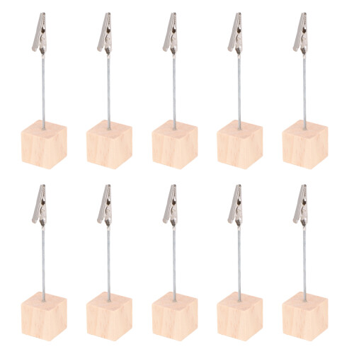 Raindrops 10 Sitzhalter Memo Clips Tischfotorahmen