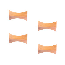 4Stk Bambus Essstäbchenhalter Khaki Holz Gabel- Und Löffelhalter