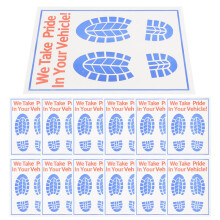 Car Paper Floor Mats 60 Stk Für Fahrzeuginnenraum Und