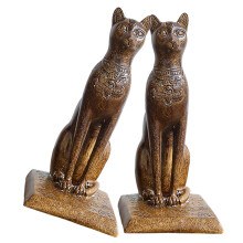 Mlins Katzen Buchstützen Tischdekoration Büro