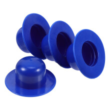4Pièces Bouchons Filtres Piscine En PVC Bleus Faciles À Installer