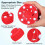 Raindrops Rollhockey Pucks, Rutschfeste Haftung, Robuste Kinder 6