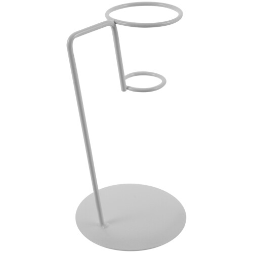 White Iron Ice Cream Stand Sweets Savory Holder Snacks Cone Rack