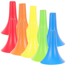 10 Fußball- , Fußball-Horn, Absperrung, Sport-Barrieren