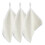 Exfolierendes Waschlappen Badetuch Beige 3er Pack 5
