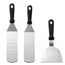 Spatulas Food-Grade Stainless Steel 3pcs 14.34x2.75x0.79in