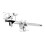 Handles Kit Clip Koeibel Verlenging Standaard 6