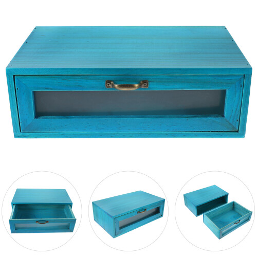 Countertop Storage Schubladen Desktop Schubladenbox Holz 1 Satz 2
