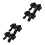 2 Pairs Adjustable Toddler Ice Skates With Double And Hook Loop 4