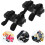 2 Pairs Adjustable Toddler Ice Skates With Double And Hook Loop 11