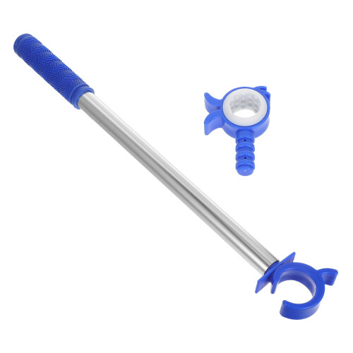 2Sets Blauer Vorhangstab Mit Haken Ideal Für Jalousien 2