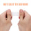 2 Paar Anti Skin Picking Vingertopjes Wit 7