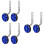 3 Sets Universal Training Wheels For Children Balance 7