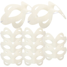 40 Stuks Papieren Kunstmaskers Diy Voor Mummepartij Cosplay Feest