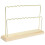 Multi-Functional Light Brown Earring Stand Display Organizer 8