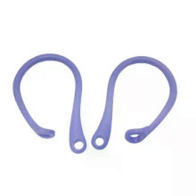 (Purple) Silicone Ear Hooks For Apple Airpods Pro Accessories Wireless Bluetooth Earphone Anti-lost Eartips For Air Pod 4 3 2 1 Holder
