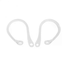 (White) Silicone Ear Hooks For Apple Airpods Pro Accessories Wireless Bluetooth Earphone Anti-lost Eartips For Air Pod 4 3 2 1 Holder