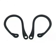 (Black) Silicone Ear Hooks For Apple Airpods Pro Accessories Wireless Bluetooth Earphone Anti-lost Eartips For Air Pod 4 3 2 1 Holder