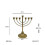 (21*18.5cm, 7 Branch) Candlestick Holder Candle Holder Exquisite Workmanship Hanukkah 1
