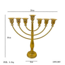 (29*30cm, 7 Branch) Candlestick Holder Candle Holder Exquisite Workmanship Hanukkah