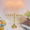 (39*30cm, 9 Branch) Candlestick Holder Candle Holder Exquisite Workmanship Hanukkah 3