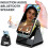 (Black) 4-in-1 360 Rotating Bluetooth Speaker Stand 2
