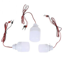 (5W, 1PC) 12V LED Lamps Alligator Clip Portable Light Bulbs 5W 9W 15W Outdoor Camp Tent Night Fishing Hanging Light Emergency Light