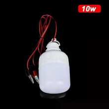 (9W, 5PCS) 12V LED Lamps Alligator Clip Portable Light Bulbs 5W 9W 15W Outdoor Camp Tent Night Fishing Hanging Light Emergency Light