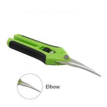 (Elbow Green) Garden Pruning Shears Stainless Steel Pruner Fruit Picking Secateurs Potted Weed Scissors Straight Elbow Pruning Tools