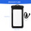 Handytasche Schwarz PVC 1 3