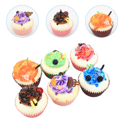 6St Imitierte Kompakt Cupcake Model Foto Laden 2