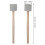 Mallet Drum Sticks Grau 2 Paare 12,8x2 Zoll 2
