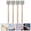 Mallet Drum Sticks Grau 2 Paare 12,8x2 Zoll 8