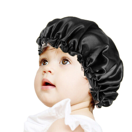 Sleeping Hat Schwarz Satin 1Stk 10,6x3,9x0,1Zoll 1