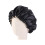 Sleeping Hat Schwarz Satin 1Stk 10,6x3,9x0,1Zoll 4