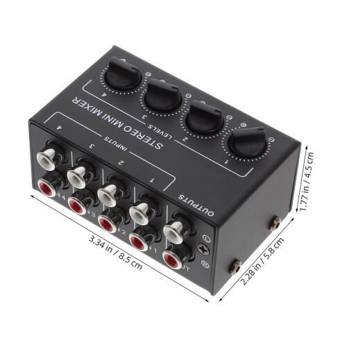 Audio Mixer Passive Stereo Mini Mixer 1
