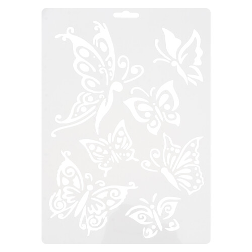 Butterfly Painting Board Vorlagen Wiederverwendbare Weihnachtschablone 1