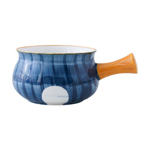 Handle Bowl Chili Handgezogene Nudeln Keramik