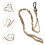 1St Duurzame Hondenriem Training Comfortabel Khaki 11