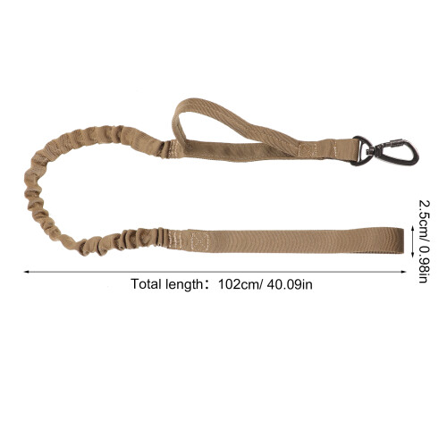 1St Duurzame Hondenriem Training Comfortabel Khaki 1