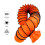 Ventilationsschlauch Orange PVC-Mesh-Gewebe 1 7