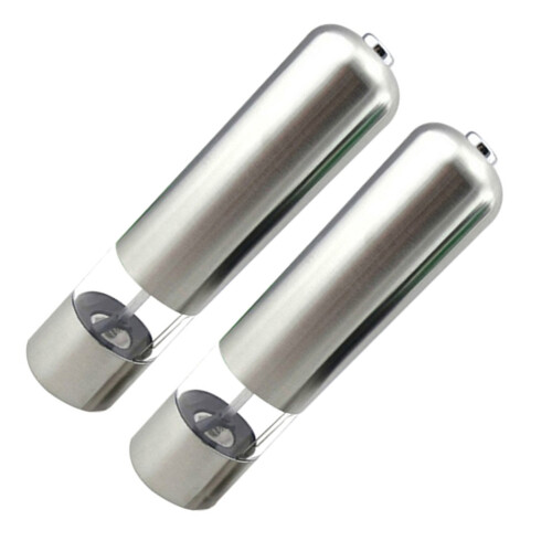 Acier Inoxydable Électronique Poivre Sel Vue Claire 1