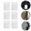 4Stück Ohrpolster Pads Schlauchpolster 6