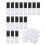 16Pcs Multi Color Lip Wand Bottles Plastic Empty Lip Gloss Containers 5