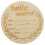 Beige Geboorte Aankondiging Bord Baby Naam 10
