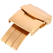 1St Gouden Watch Band Clasp Van Roestvrijstaal Stijlvol En Sterk