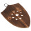 4Pcs Shield Shaped Fern Mounting Board With Pre Drilled Holes 1