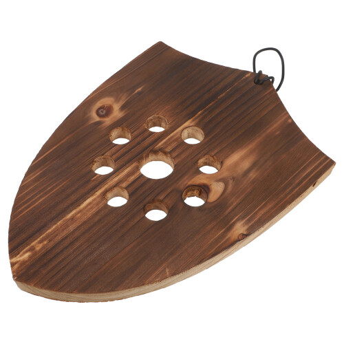 4Pcs Shield Shaped Fern Mounting Board With Pre Drilled Holes 1